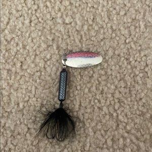 Matte black rooster tail